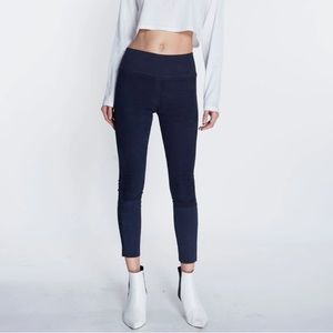 SPRWMN suede navy leggings S